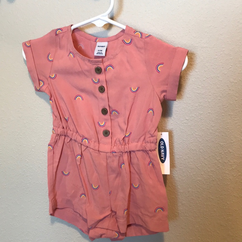 Rainbow romper